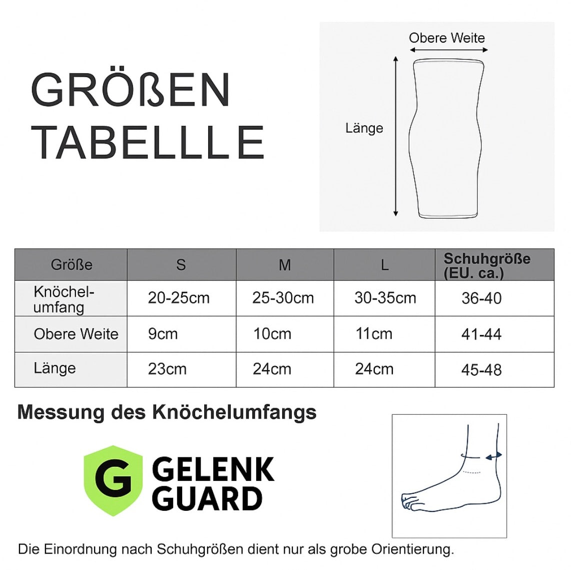 GelenkGuard™ Sprunggelenkbandage